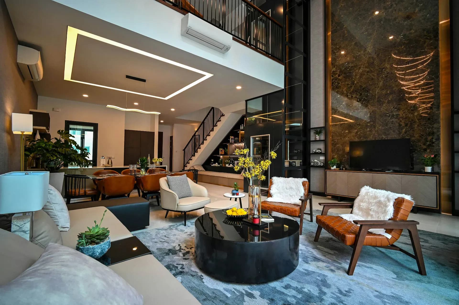 Property development showcasing modern interior design